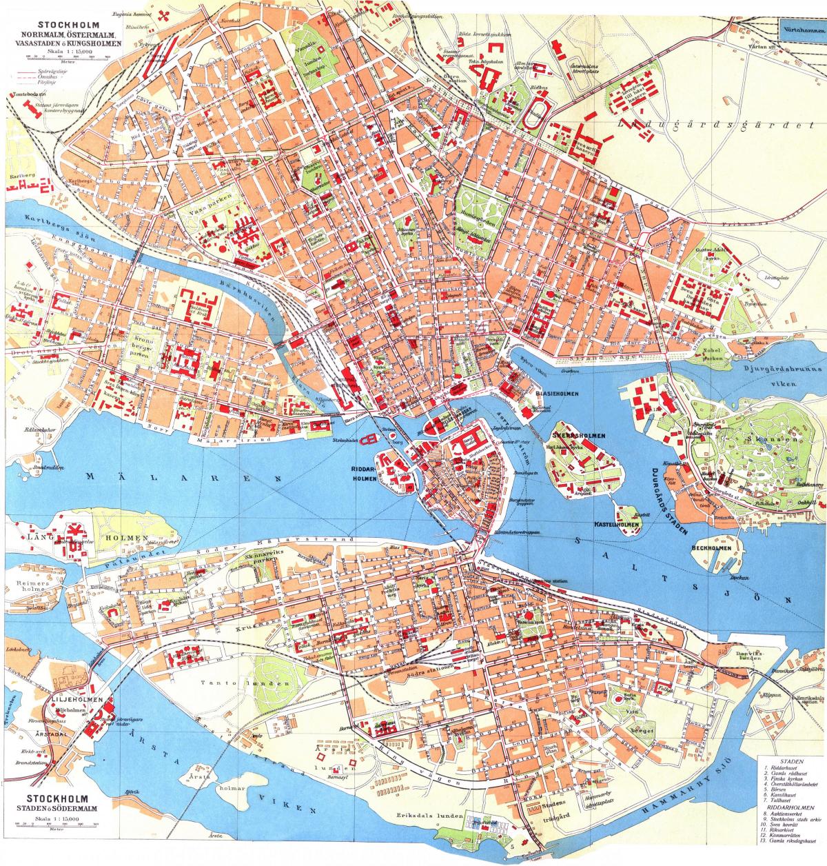 kaart van kungsholmen Stockholm