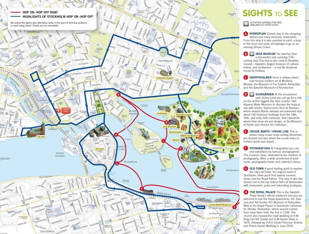 kaart van Stockholm hawe