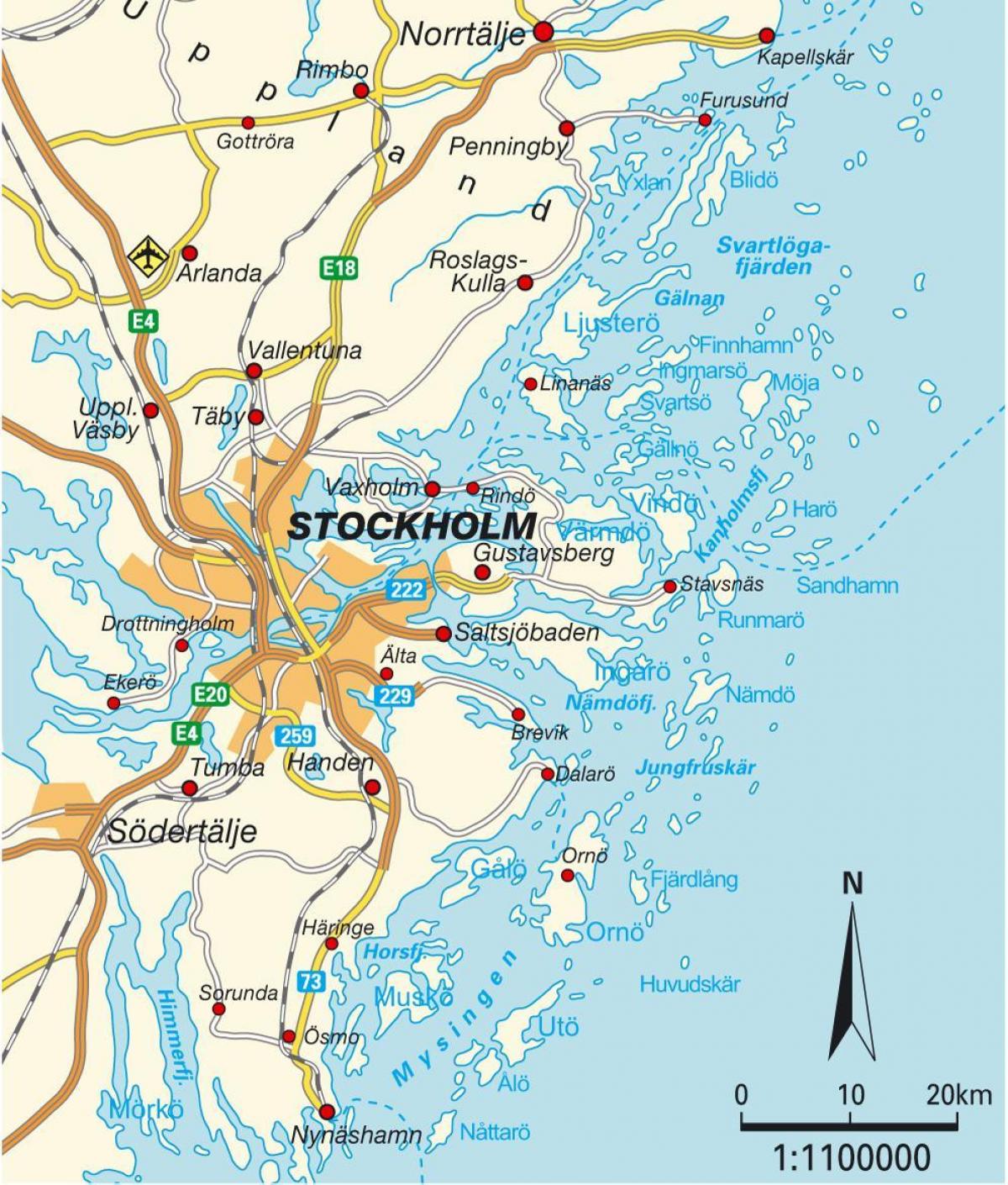 Stockholm op die kaart