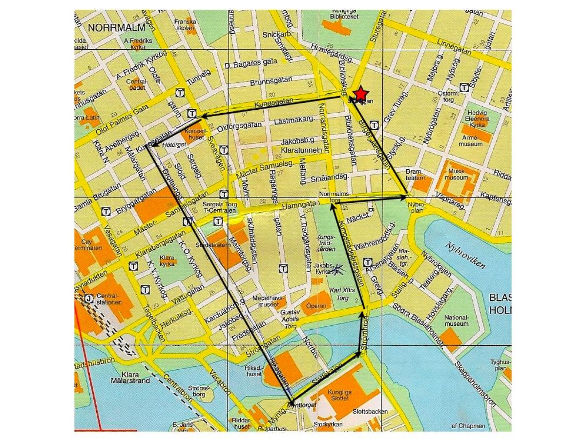 loop toer Stockholm kaart