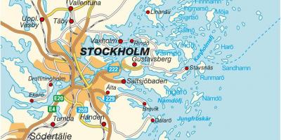 Stockholm Swede kaart stad