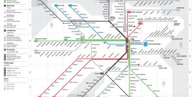 Kaart van die metro sl