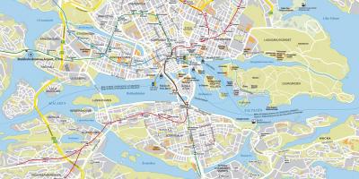Stad kaart Stockholm
