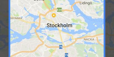 Op die regte pad kaart Stockholm