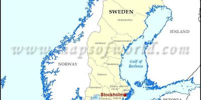 Stockholm in die wêreld kaart